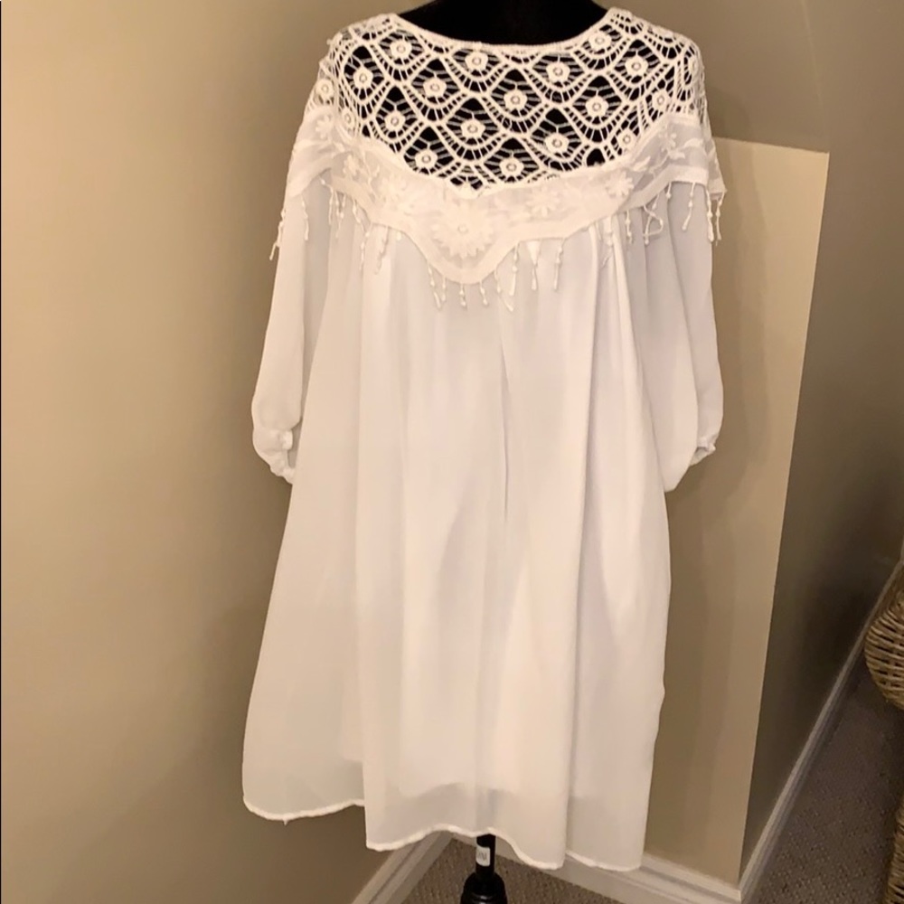 White Dress Off Shoulder